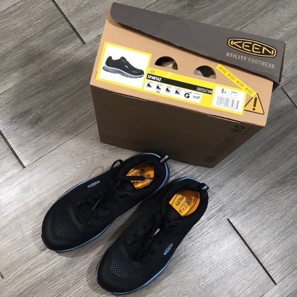 KEEN Utility Women's Sparta 2 Low Height Alloy Toe Industrial Work Shoes 8wide - Picture 2 of 11